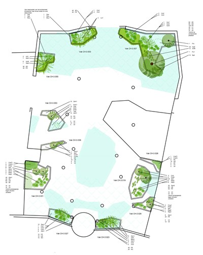 Binnenbeplanting Isala ziekenhuis Zwolle Centrale hal