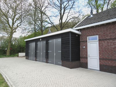 Materieelopslag begraafplaats Vredehof